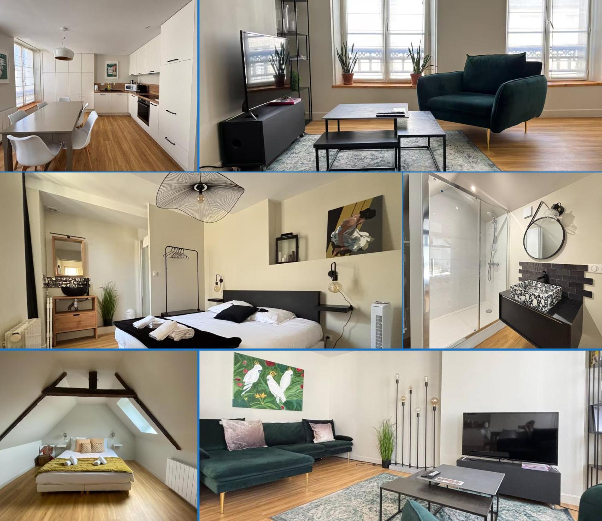 Bajocasse Apt Duplex Spacieux 3 Ch 2 Sdb Cosy Plein Centre Bayeux Decoration Elegante Proche Plages Du Debarquement Exterior photo